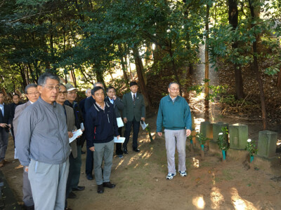 忠順翁墓参 忠順翁墓参